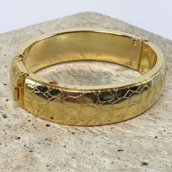 Rare Vintage Silpada Pebble Dragon Scale Cuff Statement Cuff Bracelet Textured - Picture 9 of 16